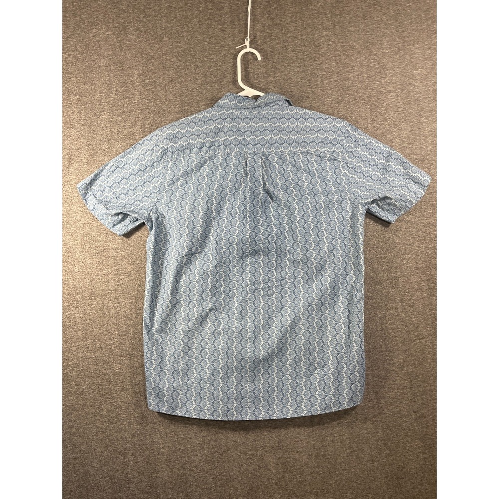 Patagonia Shirt Mens Medium Go To Floral Geometric Button Up 52691 Blue - Picture 8 of 12
